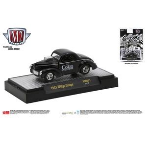 NIB M2 Machines Coca-Cola Release NMD01 1941 Willy's Coupe